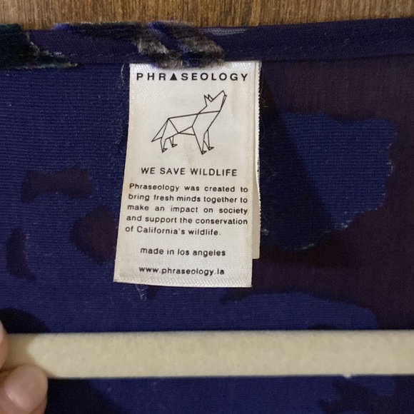 Phraseology LA Velvet Fringe Kimono - Picture 5 of 6